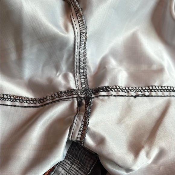 Columbia Board Shorts Mens 30 Plaid Orange Gray Swimsuit Sportswear Preppy - Picture 11 of 16